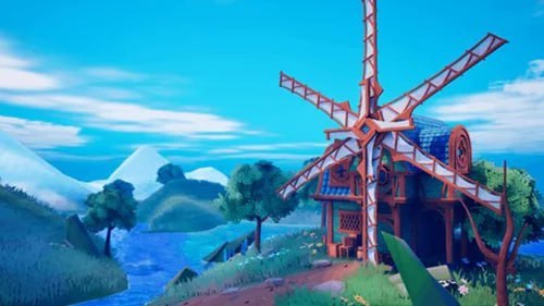 学习风格化游戏环境创建：Blender 和 UE5